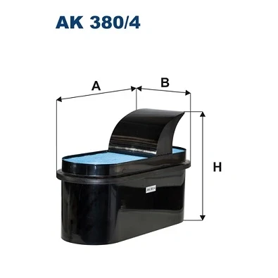 Bilde av FILTRON AK 380/4 Luftfilter 327 206 489 Filterinnsats