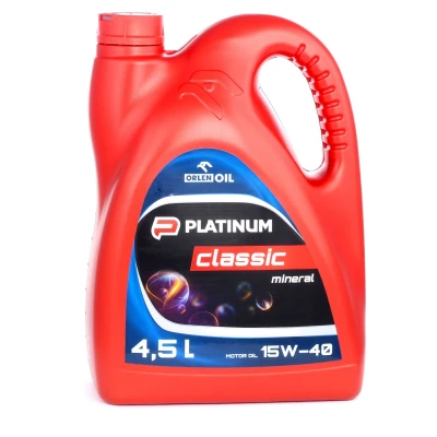 Bilde av Orlen Platinum Classic MINERAL 15W 40 4l Motorolje QFS411B60 MERCEDES BENZ: E Klasse T modell, Sedan, ML