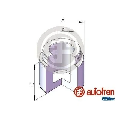 Bilde av AUTOFREN SEINSA D025485 Stempel, bremseklave 40 framaksel ATE/BREMBO MERCEDES BENZ: C Klasse Sedan, E T modell