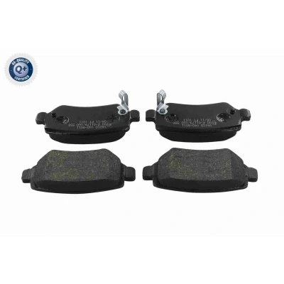 Bilde av VAICO V40 8011 Bremseklosser Q+, original equipment manufacturer quality bakaksel med akustisk slitasjevarsel bremsecaliperskruer