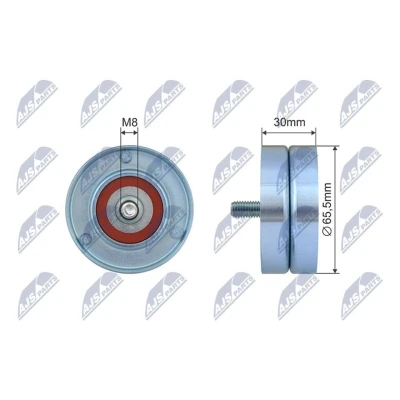 Bilde av Strammerull, kilerem med ribber, mercedes benz, A 611 200 06 70, 646 00 70
