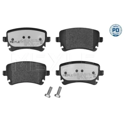 Bilde av MEYLE 025 233 2617/PD Bremseklosser PD Quality bakaksel klargjort for slitasjeindikator med antihyle blikk AUDI: A6 C6 Avant, A4 B7 A8 D3