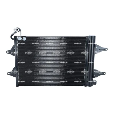 Bilde av NRF 35480A Kondensator med tørker, tetningsring 17mm Aluminium 470mm VOLKSWAGEN: Polo IV Hatchback, SKODA: Fabia 2