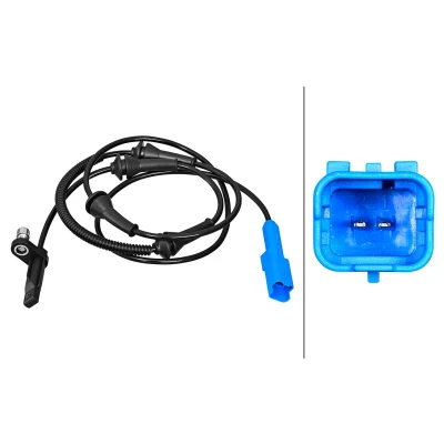 Bilde av HELLA 6PU 358 217 071 ABS Sensor Hall prinsipp 2 1190 PEUGEOT: 508 I SW, 407 Sedan, CITROËN: C5 III Stasjonsvogn