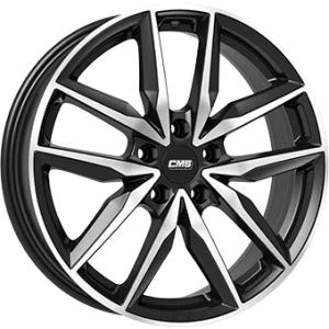 Bilde av CMS C28 Gloss Black Polished 7x17 5/114 ET40 B67.1