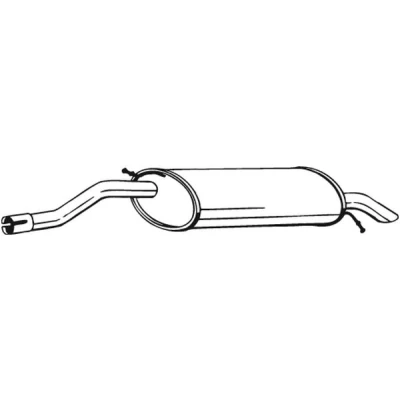 Bilde av sluttlyddemper, citroën c5 i, ii, break skåp / kombi, 1726RN, 1726RT, 1726XF, 173092