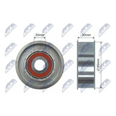 Bilde av Strammerull, kilerem med ribber, chrysler voyager ii, / grand iii, jeep cherokee, cherokee 4796016