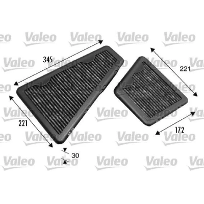 Bilde av VALEO CLIMFILTER PROTECT 698793 Kupéfilter Karbonfilter 345, 172, 345 221 30 BENTLEY: Continental GTC