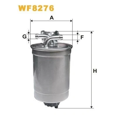 Bilde av WIX FILTERS WF8276 Drivstoffilter ledningsfilter 10 AUDI: A2