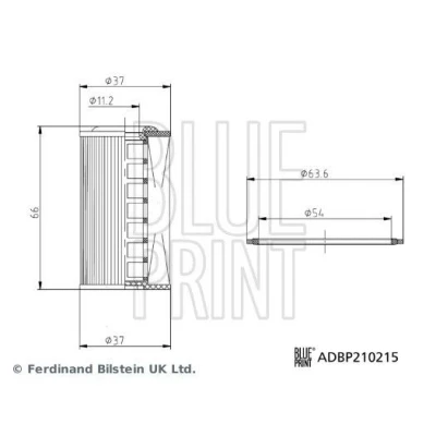 Bilde av Hydraulikkfilter, automatikk BLUE PRINT ADBP210215