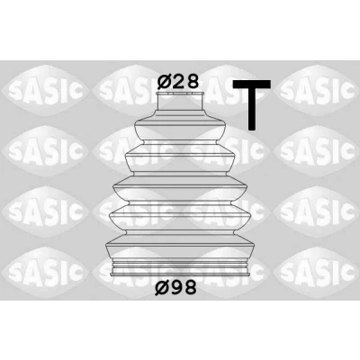Bilde av SASIC 1906028 Drivakselmansjett hjulside Termoplast AUDI: A4 B7 Avant, B6 A6 C6 Allroad, VOLKSWAGEN: Tiguan I, Passat B8 Variant