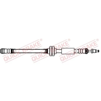 Bilde av Bremseslange, Framaksel høyre, venstre, vw amarok, amarok flak/chassi, 2H0611701, 2H0611701B