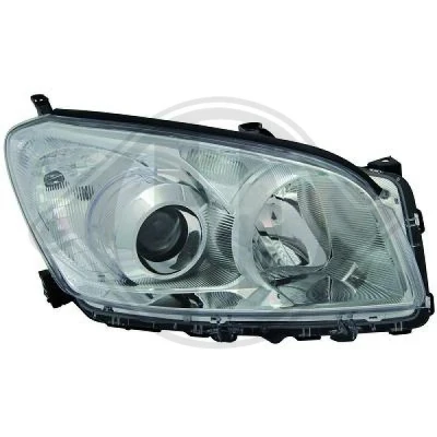 Bilde av DIEDERICHS 6687180 Frontlykter høyre HB3, H11 TOYOTA: RAV4 III SUV (XA30) 2.2 D 4WD, 2.0, D, 2.0 4WD 2006 2013