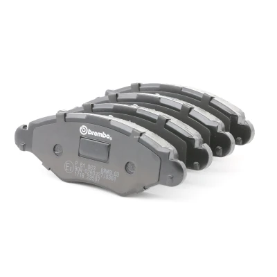 Bilde av BREMBO P 61 063 Bremseklosser ekskl. slitasjevarselkontakt med bremsecaliperskruer tilbehør PEUGEOT: 206 Hatchback, SW