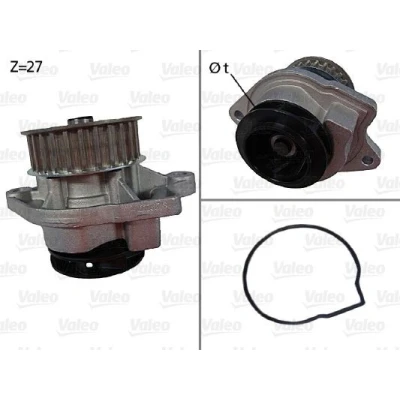 Bilde av VALEO 506577 Vannpumpe med tetning uten deksel VOLKSWAGEN: Polo III Hatchback