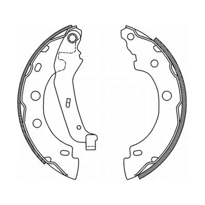 Bilde av ABE C0R013ABE Bremsesko bakaksel 203,2 39 BENDIX RENAULT: Kangoo I, I Express, Clio 4, NISSAN: Kubistar Van
