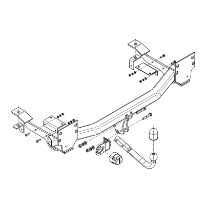 Bilde av Tilhengerfeste, standard Landrover range rover iii (l322), land