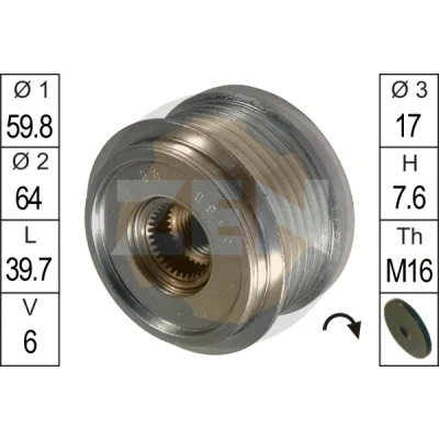 Bilde av Dynamo remhjul ERA ZN5460