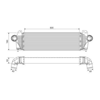 Bilde av VALEO 818694 Ladeluftkjøler Aluminium uten sensor