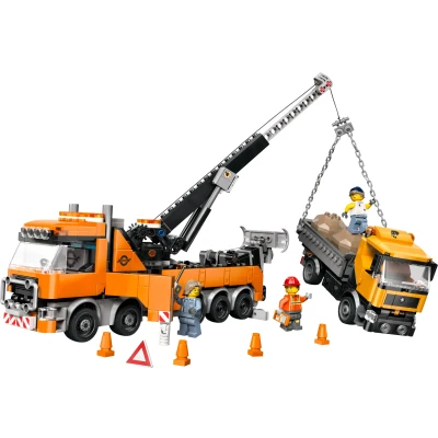 Bilde av LEGO City 60467 Robust bergingsbil med kran Byggesett Plast