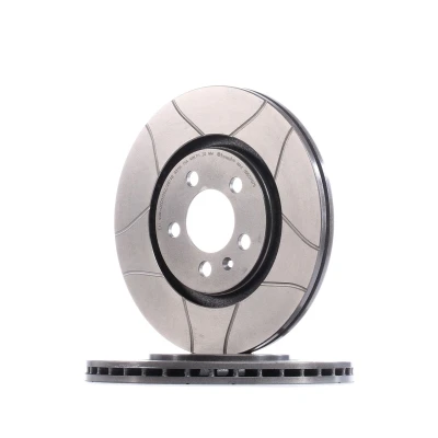 Bilde av BREMBO Bremseskive VOLKSWAGEN: GOLF 3, Corrado, Passat B3/B4 Stasjonsvogn MAX LINE 280mm 22mm 5 innvendig ventilert, med sliss belagt 09.5570.75