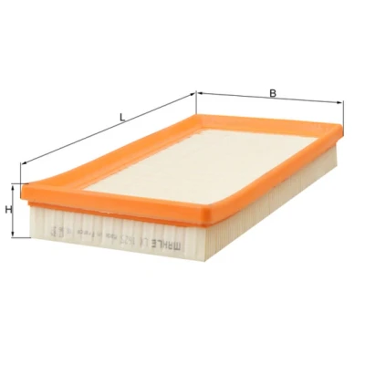 Bilde av MAHLE ORIGINAL LX 1625 Luftfilter 37,0 144 265,0 Filterinnsats