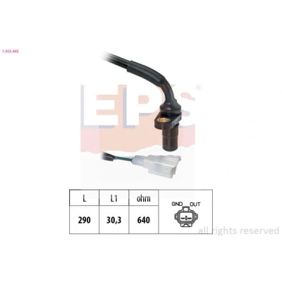 Bilde av FACET 9.0465 Turtallssensor, motormanagement Made in Italy OE Equivalent