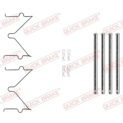 Bilde av QUICK BRAKE 109 0040 Tibehørsett, skivebremse belegg TOYOTA: HILUX 3 Pick up, Land Cruiser Prado 120, MITSUBISHI: PAJERO 4, NISSAN: NV400 Van