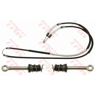 Bilde av TRW GCH1848 Bremsekabel 943, 2385, 943 Trommelbrems FIAT: Panda I Hatchback