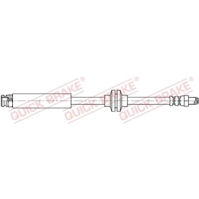 Bilde av QUICK BRAKE 32.813 Bremseslange 475 M10x1 FIAT: Panda II Hatchback