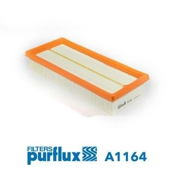 Bilde av PURFLUX A1164 Luftfilter 50 123 282 Filterinnsats FIAT: Panda II Hatchback, LANCIA: Ypsilon