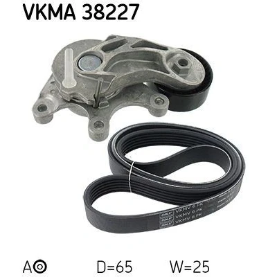 Bilde av SKF VKMA 38227 Kileribberem BMW: X1, 5 Touring, 1 Hatchback