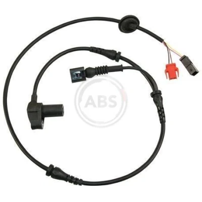 Bilde av A.B.S. 30023 ABS sensor passiv 1050 svart AUDI: A4 B5 Avant, A6 C5 Sedan, VOLKSWAGEN: Passat GP Stasjonsvogn