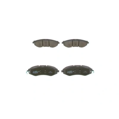 Bilde av BOSCH 0 986 494 343 Bremseklosser Low Metallic med akustisk slitasjevarsel antihyle blikk CHEVROLET: Nubira Stasjonsvogn, Lacetti Sedan