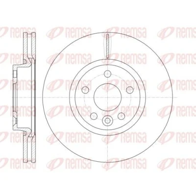 Bilde av REMSA 61019.10 Bremseskiver framaksel 300, 300 28 5 ventilert VOLVO: V60 I, V70 3, XC70 II Stasjonsvogn, FORD: MONDEO 4 Turnier, S Max Mk1