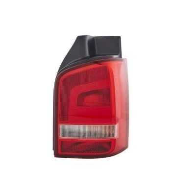 Bilde av HELLA 2SK 010 318 081 Baklykter høyre P21/5W, P21W, PY21W, R10W 12 transparent, Rød med lyspære pæreholder VOLKSWAGEN: Transporter 5