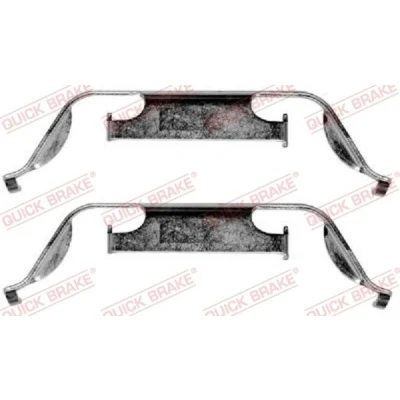 Bilde av QUICK BRAKE 109 1222 Tibehørsett, skivebremse belegg BMW: 7, X3, 5 Touring
