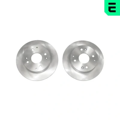 Bilde av OPTIMAL BS 4480C Bremseskiver bakaksel 260 10 4/8 fullt ut belagt HONDA: ACCORD 4