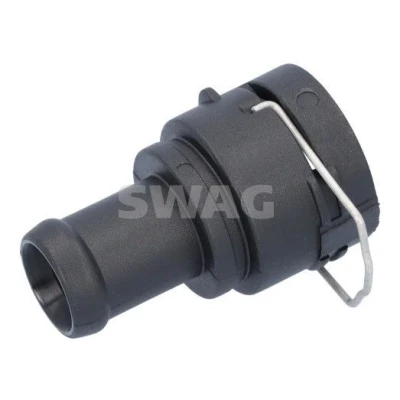 Bilde av SWAG 30 10 3334 Kjølevæskeflens med hurtigkobling VOLKSWAGEN: Passat B5 GP Stasjonsvogn, Caddy 3, Golf 4, AUDI: A3 Sportback, TT Coupé, Hatchback