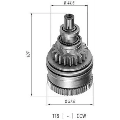 Bilde av MAGNETI MARELLI 940113020228 Lite tannhjul, starter