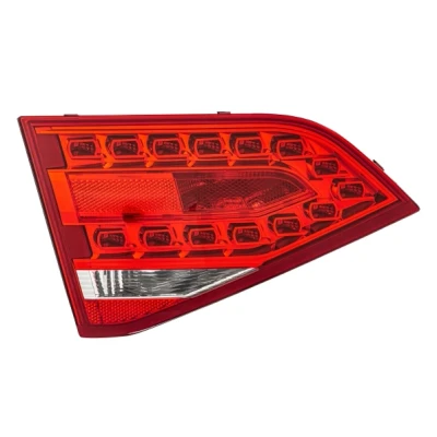 Bilde av HELLA 2TP 010 086 091 Baklykter venstre indre del LED, P21W, W16W 12 transparent, Rød uten lyspære med pæreholder AUDI: A4 B8 Sedan