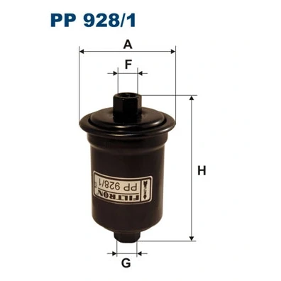 Bilde av FILTRON PP 928/1 Drivstoffilter ledningsfilter TOYOTA: Land Cruiser Prado 120, HILUX 6 Pick up, 90, HYUNDAI: H 1 Van