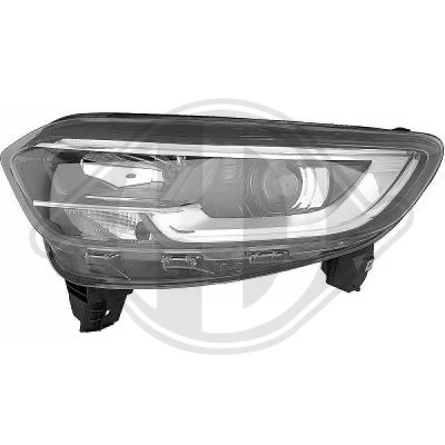 Bilde av Frontlykt, Venstre Diederichs 4446981 renault kadjar OE 260600217R, 260600479R, 260601991R