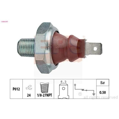 Bilde av EPS 1.800.047 Oljetrykkbryter 1/8 27NPT 1 Made in Italy OE Equivalent VOLVO: 240 Sedan, 760 Stasjonsvogn
