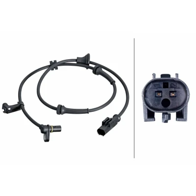 Bilde av HELLA 6PU 358 251 101 ABS Sensor Hall prinsipp 2 polet 864mm TOYOTA: Aygo, PEUGEOT: 107 Hatchback, 108 CITROËN: C1 I