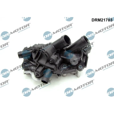 Bilde av DR.MOTOR AUTOMOTIVE DRM21703 Vannpumpe med termostat mekanisk kapsling VOLKSWAGEN: Golf 7, Beetle Hatchback, Polo V AUDI: A3 Sportback
