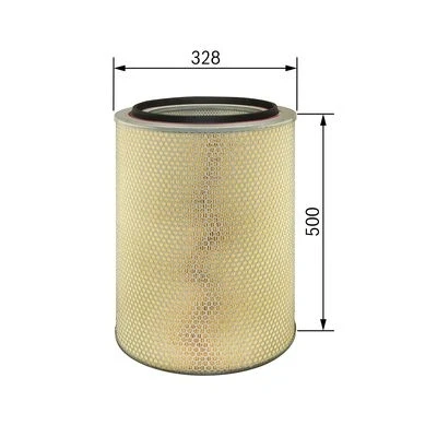 Bilde av Luftfilter BOSCH F 026 400 077