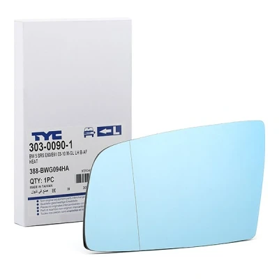 Bilde av BLIC 6102 02 1271825P Speilglass venstre BMW: 5 Touring, Sedan