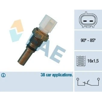 Bilde av Temperaturbryter, radiator ventilator, lexus,toyota, 0903.J2, 89428 33010, 903.J2, TS 329