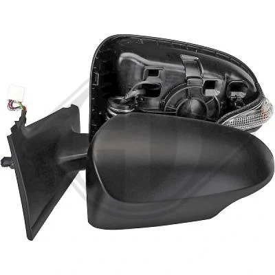 Bilde av Sidespeil Diederichs 6607125 venstre grunnet konveks, for elektrisk speiljustering, komplett speil TOYOTA: Yaris III Hatchback